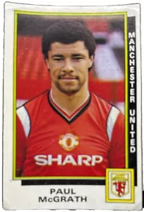 Panini Football 86 - # 189 - PAUL McGRATH - Manchester United - Picture 1 of 3