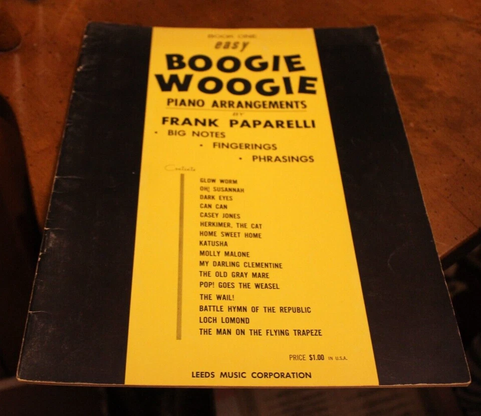 Boogie Woogie - Frank Paparelli ~ Easy Piano ~ 1943 Leeds Songbook - Image 1 of 1