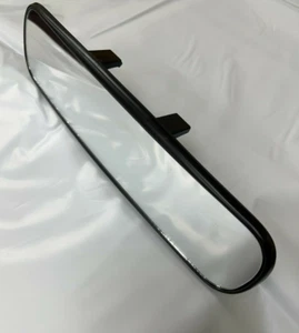 12"x 3" COMFORT WIDE ANGLE PANORAMIC REAR VIEW CAR MIRROR JH-13 BLACK - Picture 1 of 7