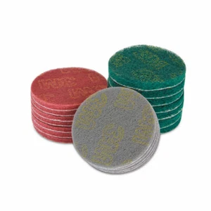 4'' 100mm Nylon Fiber Sanding Discs Hook&Loop Abrasive Cleaning Scouring Pad - Picture 1 of 8