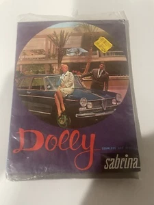 Vintage nylon stockings hosiery, Dolly original price tag 29 cents New Old Stock - Picture 1 of 5