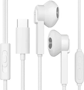For Samsung Galaxy S22/S23 Ultra/Note Earphone Headphone USB-C Type C Earbud - Picture 1 of 5