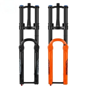 Downhill MTB Bicycle Air Suspension Fork 29er Damping Rebound Adjustable Fork - Picture 1 of 37
