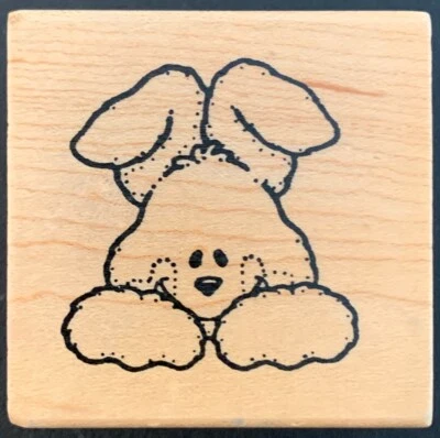 Sello de goma cara de conejo Darcie’s Peeking Foto 1 de 3