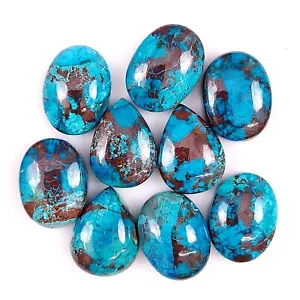 9 piezas Piedras preciosas cabujón azul natural 159 quilates 20x15 18x14 mm #1839 - Imagen 1 de 5
