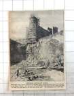1928 200 Feet High Scaffolding, Repairing Tantallon Castle