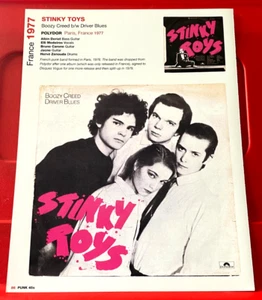 Stinky Toys Boozy Creed Record Cover Art PICTURE / PRINT 10.5" x 8" - Imagen 1 de 3