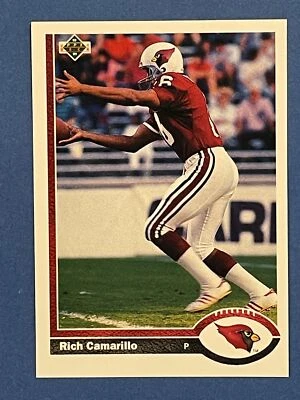 Rich Camarillo 1991 Upper Deck Base #205 Phoenix Cardinals - Image 1 of 2