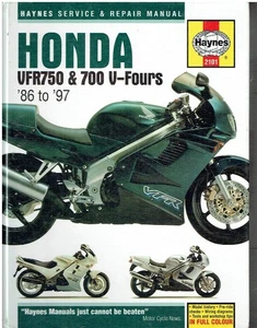 HONDA VFR750F VFR700F VFR700FII (1986-97) OWNERS WORKSHOP MANUAL *HARDBACK* - Picture 1 of 1