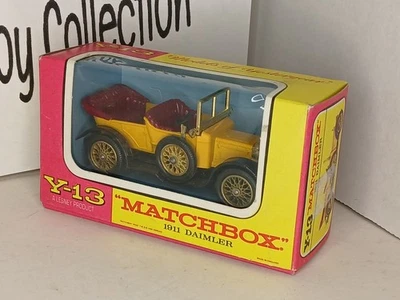 LESNEY MATCHBOX MODELS OF YESTERYEAR Y-13 1911 DIAMLER NEW IN NEW BOX - Image 1 of 4