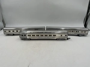 American Flyer Lines S Gauge Aluminum Pullman Passenger Cars 663, 661, And 660 - Bild 1 von 13