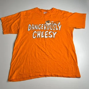 VTG 2000 Cheetos Chester Cheetah T-Shirt Anvil Large Orange Graphic Promo Tee - Picture 1 of 10