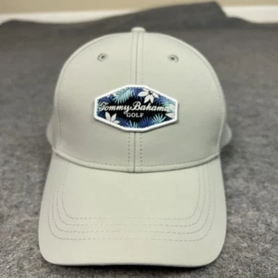 Tommy Bahama Hat Cap Snap Back Gray Golf Patch Mens Beach Vacation Casual Logo - Image 1 of 4