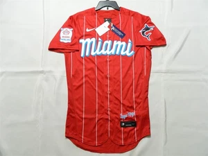 Authentic Miami Marlins Elite Flex Base City Connect Jersey 52 Reg.$435 - Picture 1 of 4