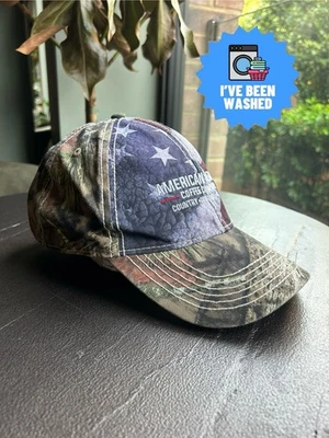 USA AMERICA Real Tree Camo Cap One Size Adjustable Unisex - Image 1 of 4