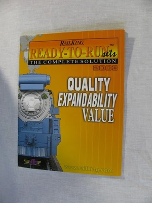 Vtg MTH Electric Trains Rail King Ready-to-Run Sets 2003 Catalog - Image 1 of 4