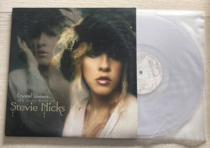 STEVIE NICKS CRYSTAL VISIONS The Very Best Of lp CLEAR COLOR VINYL FLEETWOOD MAC - Imagen 1 de 2