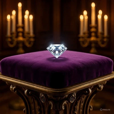 Piedra de corte redondo de diamante blanco real cultivada en laboratorio de 5 quilates VVS1 grado D certificada NDC D4 Foto 1 de 4