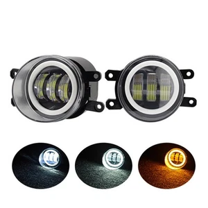 For Toyota and For Lexus Compatible High Visibility LED Fog Light Set of Two - Picture 1 of 12