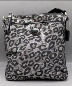  Coach Legacy Ocelot Swingpack Crossbody Bag - Picture 1 of 5