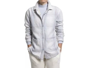 NWT $150 The North Face Wms Valley Twill Utility Shacket Large Dusty Periwinkle - Picture 1 of 7
