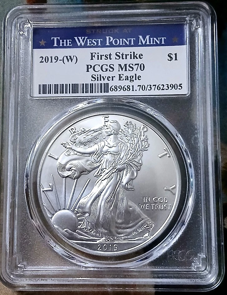 American Eagle MS 70 Graded 2019 Silver Bullion Coins for sale | eBay