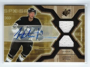 JORDAN STAAL #191 - 2006-07 Upper Deck SPx Auto Rookie/Jersey #433/799 - MINT - Picture 1 of 2