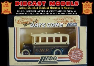 GREAT WESTERN RAILWAY BUS COACH VINTAGE UK MADE COLLECTORS DIECAST SCALE MODEL - Picture 1 of 20