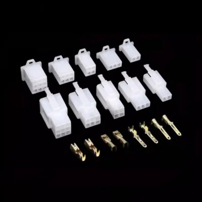2.8mm 2/3/4/6/9 Way Pin Mini Connector Plug And Socket Kits Motorcycle Car Auto - Image 1 of 4