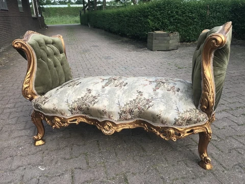 French Louis xvi style bench/sofa Cover