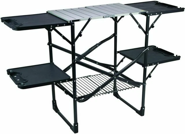 GCI Outdoor 15026 Slim Fold Outdoor Cook Station - Black