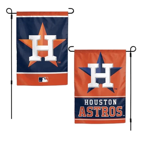Houston Astros WinCraft 12" x 18" Double-Sided Garden Flag MLB Cover