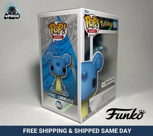 Funko Pop! Games #864 Pearlescent Lapras Pokémon Center Exclusive SHIPPED TODAY - Picture 1 of 6