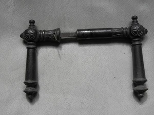 HEAVY door Victorian Cast Iron edwardian Knocker vintage edwardian antique vtg - Picture 1 of 4