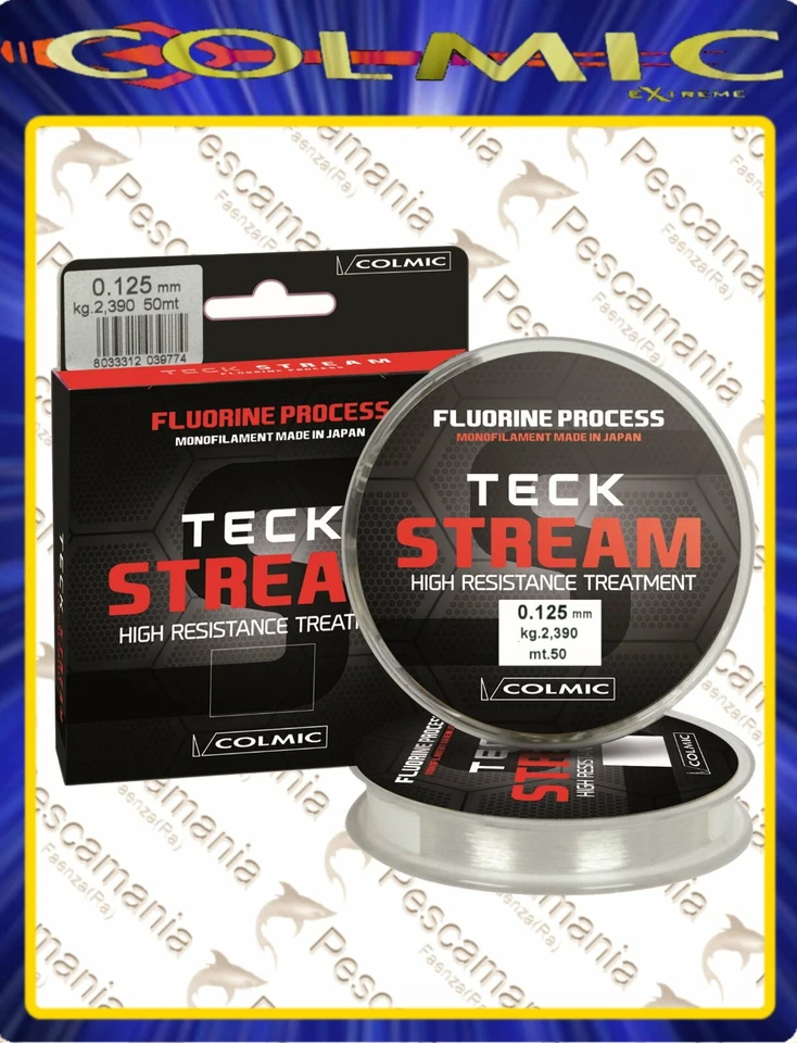 Monofilo Giapponese fluorine Colmic Stream tech mt 50 - Imagen 1 de 1
