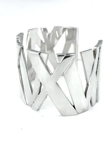 Bracelet - Tiffany- Silver Cuff, Great Value/Gift. You will be Loved/Appreciated - Picture 1 of 5
