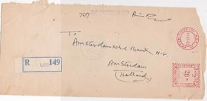 Pakistan 1960 Lahore Registered Airmail Holland Meter Mail Stamps Cover Rf 28747 - Picture 1 of 2