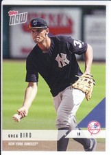 2018 Topps Now Road to Opening Day New York Yankees #OD-37 Greg Bird