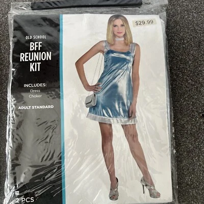 BFF Reunion 90 年代万圣节成人青少年服装(最大 8 码)小礼服修身剪裁 — 第 1/4 张图片
