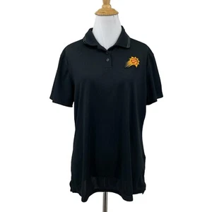 Nike Polo Shirt Womens LT Large Tall Black NBA Phoenix Suns Tipped Collar Vented - Picture 1 of 11
