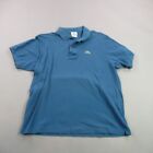 Lacoste Shirt Mens 6 Short Sleeve Lightweight Adult Alligator Casual Blue Golf