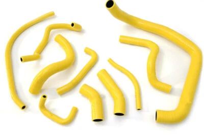 FOR HONDA CBR 954 RR FIREBLADE 2002-2003 CBR954RR SILICONE RADIATOR HOSES YELLOW - Изображение 1 из 4