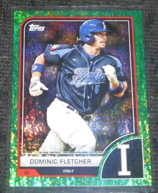 2023 Topps World Baseball Classic WBC Dominic Fletcher #70 Green Sparkle #d/75 - Image 1 of 1