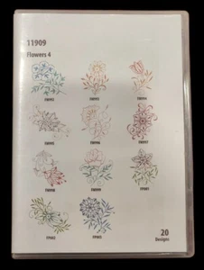 OESD embroidery designs cd Flowers 4 11909 Flower Embroidery 20 Designs - Picture 1 of 4