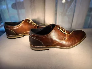 Dexter Comfort Men's Dress Shoes Brown Lace Up Size 11 #177524 H - Picture 1 of 11