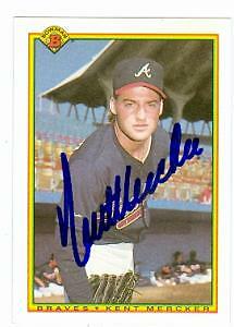 Kent Mercker autographed Baseball Card (Atlanta Braves) 1990 Topps Bowman #6