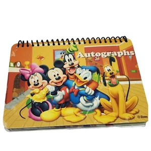 Disney Autograph Book Mickey Mouse & Friends Theme Park Souvenir New - Picture 1 of 3