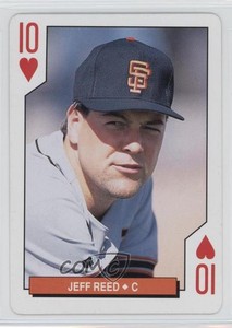 1994 Bicycle San Francisco Giants Playing Cards Box Set Jeff Reed #10H