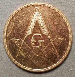 C738 Masonic: Wheaton (IL) Lodge No. 269, 50th Anniversary, 1858-1908 (Square - Picture 1 of 2