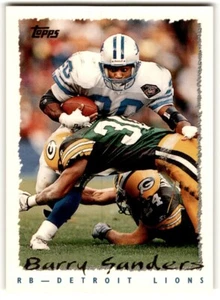 1995 Topps Barry Sanders #110 Detroit Lions - Picture 1 of 2